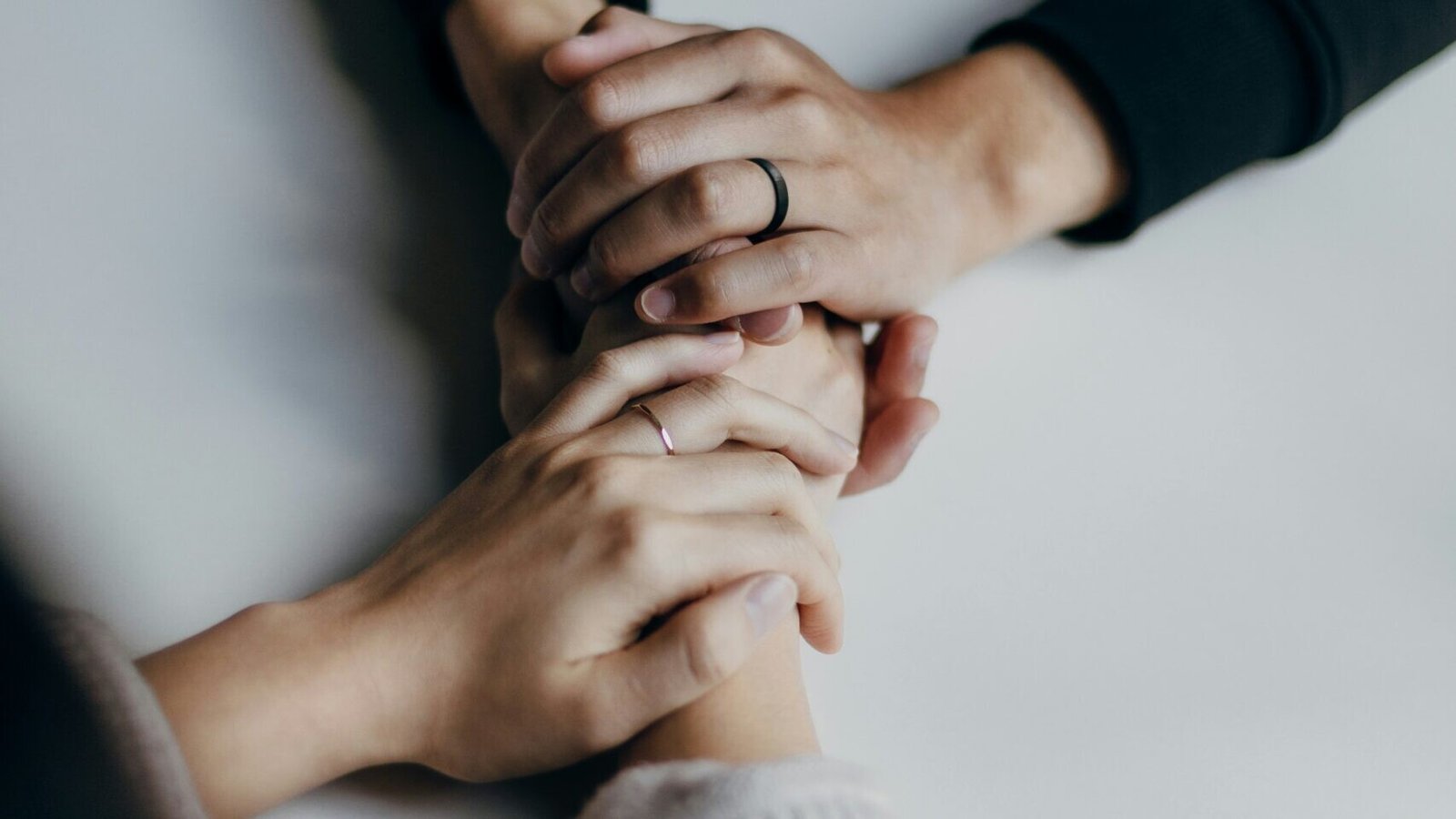 Holding hands