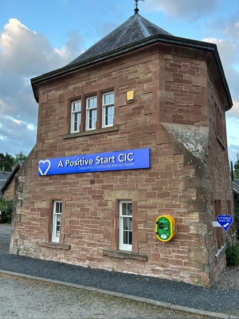 Harestanes Tower, home of A Positive Start CIC in the Scottish Borders